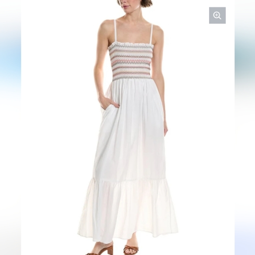 Michael Stars White Alejandra Maxi Dress